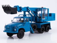 Масштабная модель 1:43 Экскаватор-планировщик UDS-110 на шасси 6х6 Татра-148, Tatra-148, синий, Автоистория (АИСТ)
